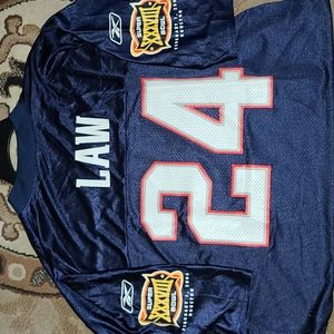 Mens Reebok New England Patriots Jersey Size Large Y2k